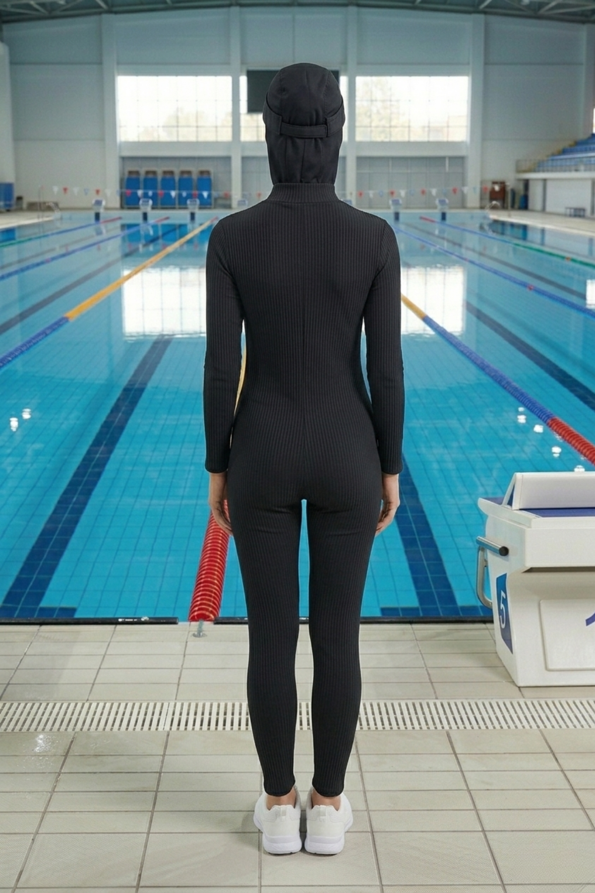 Tesettür Tulum Mayo Spor Deniz Havuz İçinde Uygun Hızlı Kurur