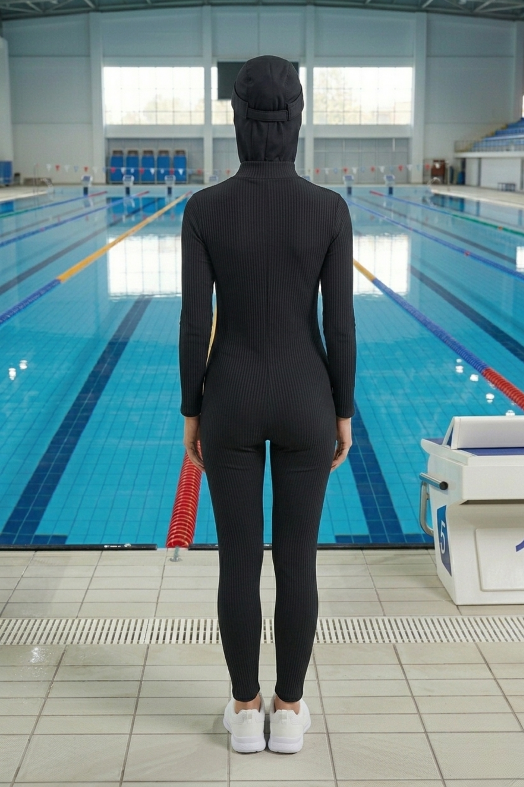Tesettür Tulum Mayo Spor Deniz Havuz İçinde Uygun Hızlı Kurur