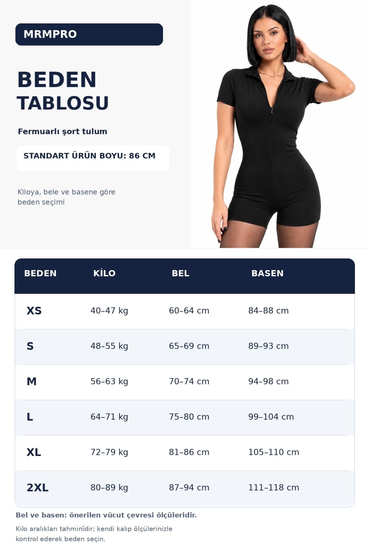 Kadın Siyah Kısa Kollu Fermuarlı Spor Tulum – Koşu, Tenis, Havuz, Deniz ve Günlük Kullanım